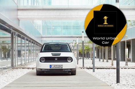 Электромобиль Honda e получил престижную титул World Urban Car of the Year