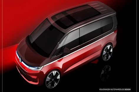 Volkswagen Коммерческие автомобили показала эскизы нового Multivan