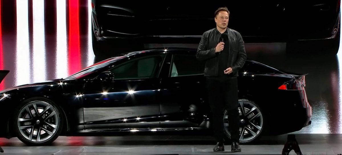 Илон Маск представил свой новый электрокар Tesla Model S Plaid