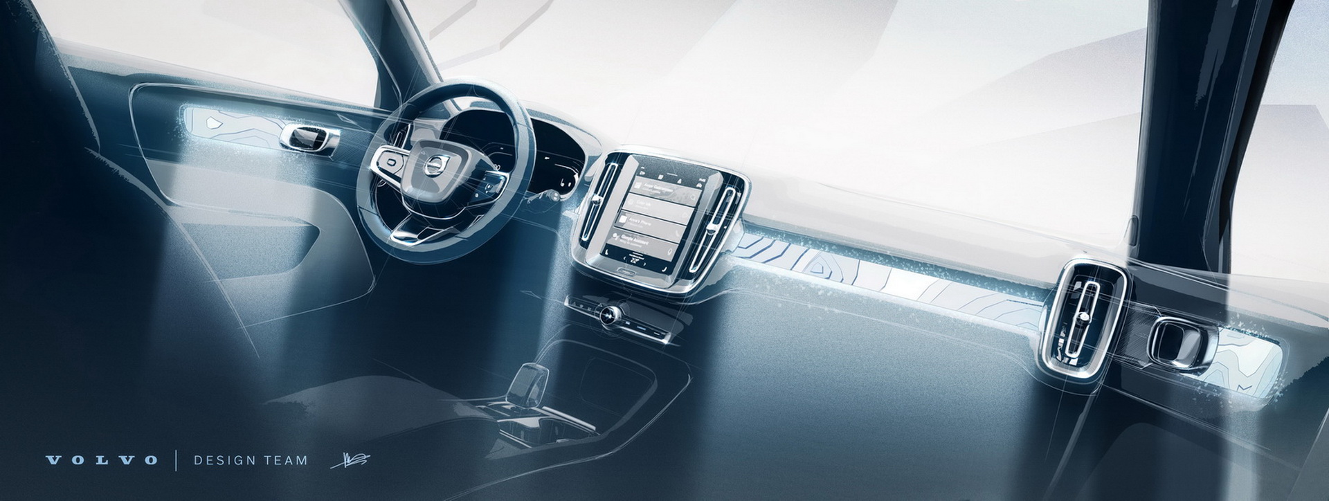 Volvo C40 Recharge во многом олицетворяет будущее Volvo Cars