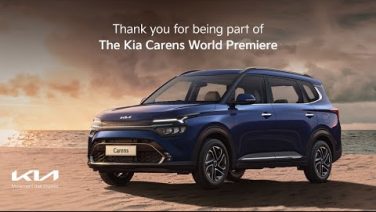 Мировая премьера нового компактного минивэна Kia Carens в Индии