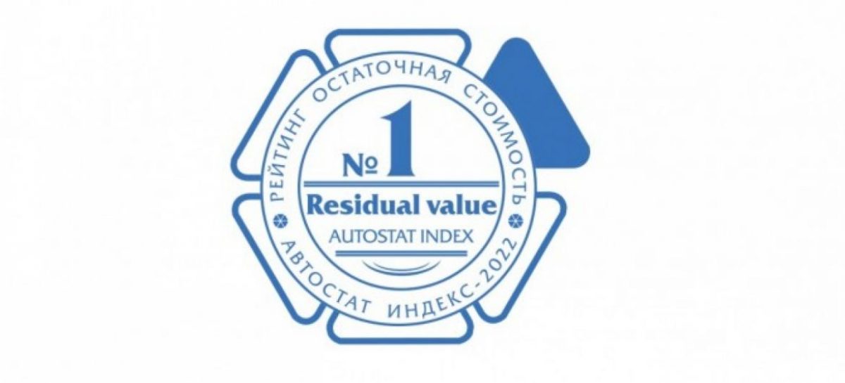 Итоги премии «Residual value – 2022» (сохранность остаточной стоимости автомобиля)