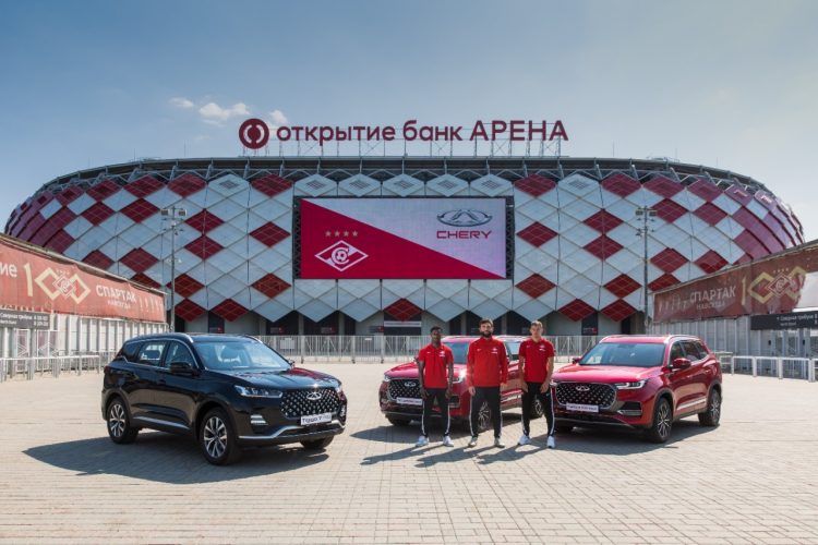 CHERY — официальный автомобильный партнер «Спартака»