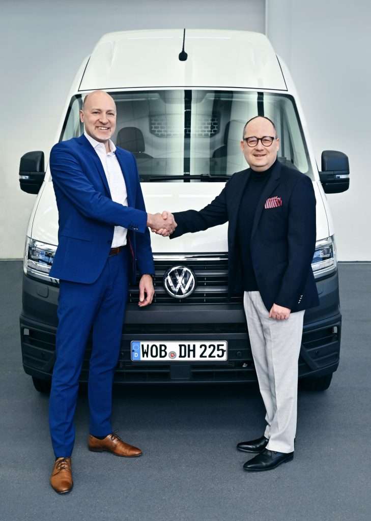 Александр Леопольд, генеральный директор Erwin Hymer Group, и Ларс Краузе, член правления бренда, отвечающий за продажи и маркетинг в VWCV