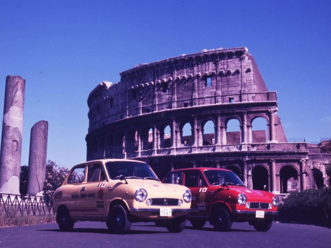 Suzuki Fronte 360 Autostrada del Sole Rome
