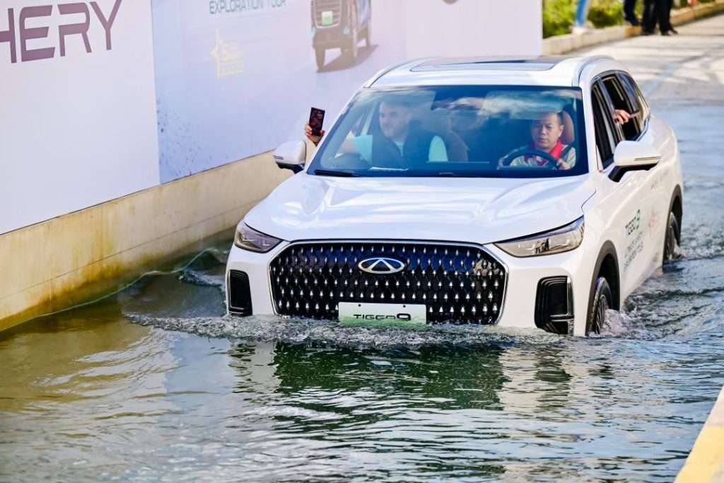 Испытание на герметичность Chery Tiggo 9 2024