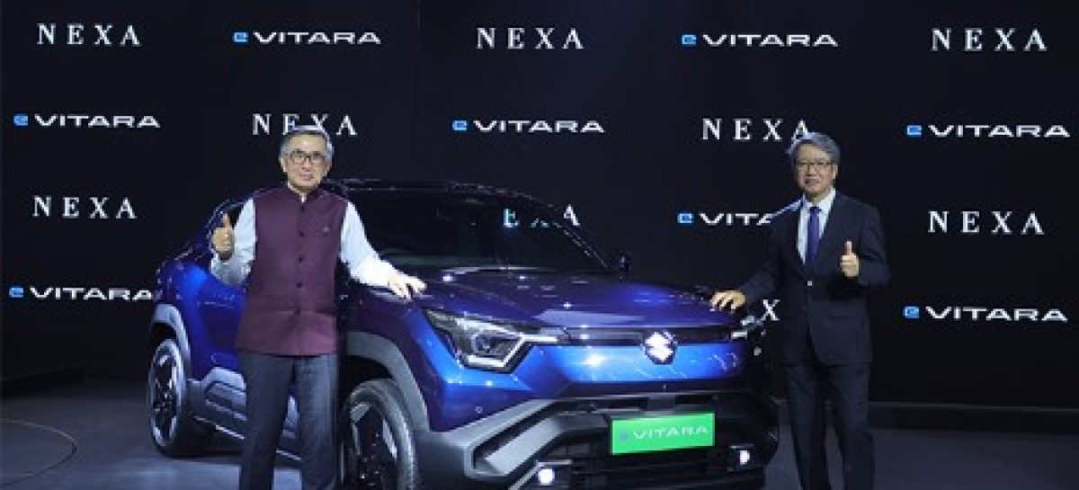 Suzuki e Vitara на выставке Bharat Mobility Global Expo 2025