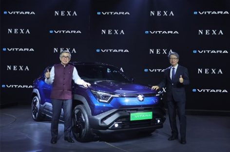 Suzuki e Vitara на выставке Bharat Mobility Global Expo 2025